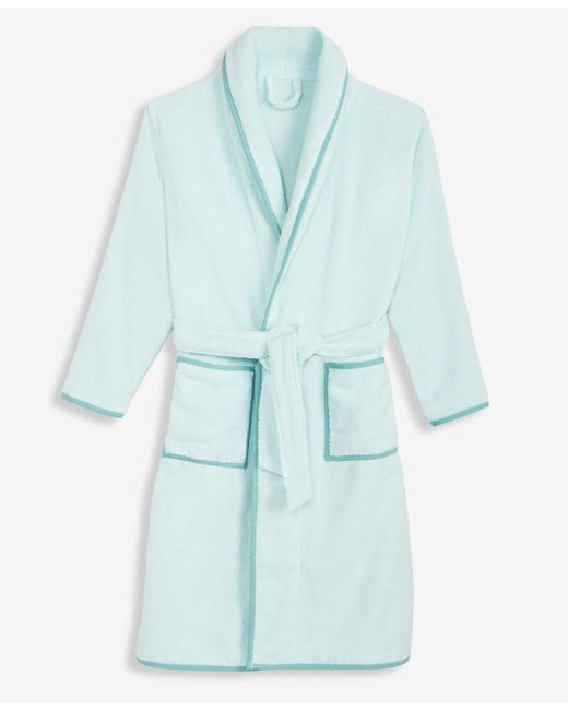State Of Day Solid Cotton Robe in Blue | Lyst