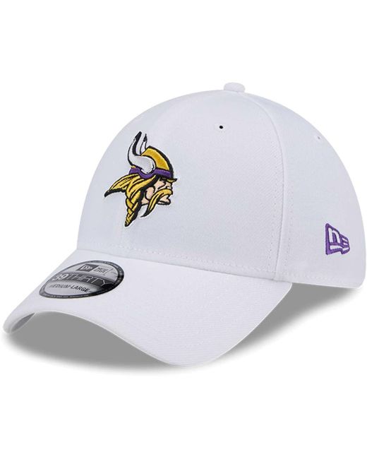 KTZ White Minnesota Vikings Main 39thirty Flex Hat for men