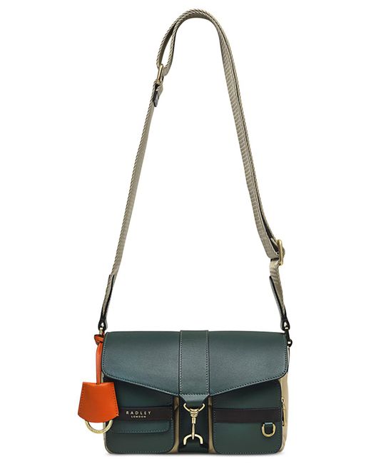 Radley Leather Flapover Crossbody in Green Lyst