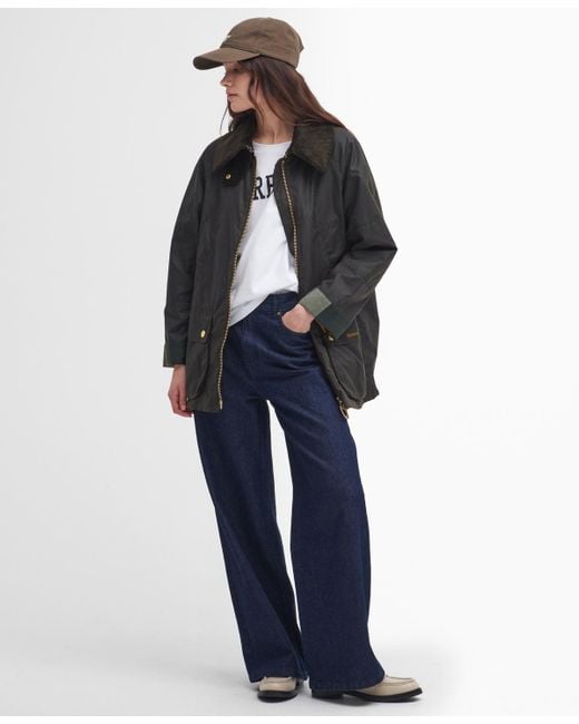 Barbour Blue Allerston Four-pocket Waxed Jacket