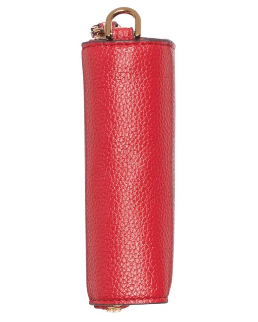Karl Lagerfeld Red Boxed Zip Around Wallet