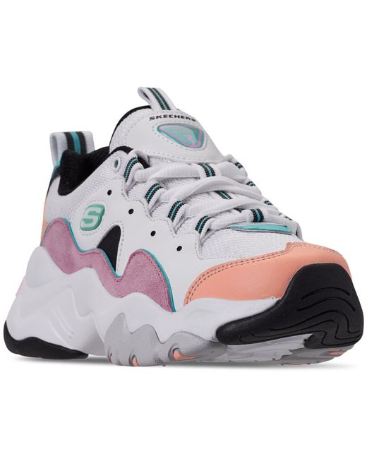 Skechers D'lite Chunky Trainers 3.0 In Pastel | Lyst