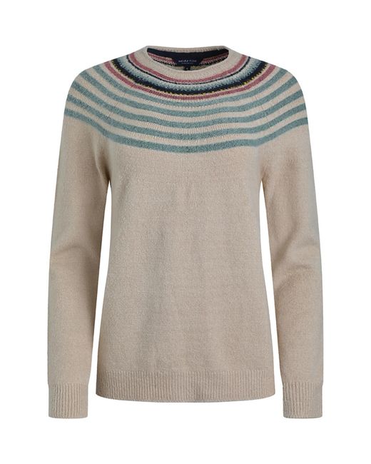 Weird Fish Gray Sinatra Patterned Knit Jumper