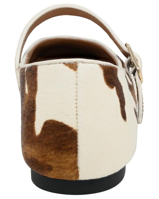 INC International Concepts Brown Lannettee Mary Jane Flats