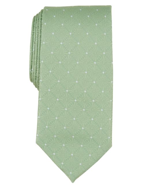 Perry Ellis Green Sabella Geo-dot Tie for men