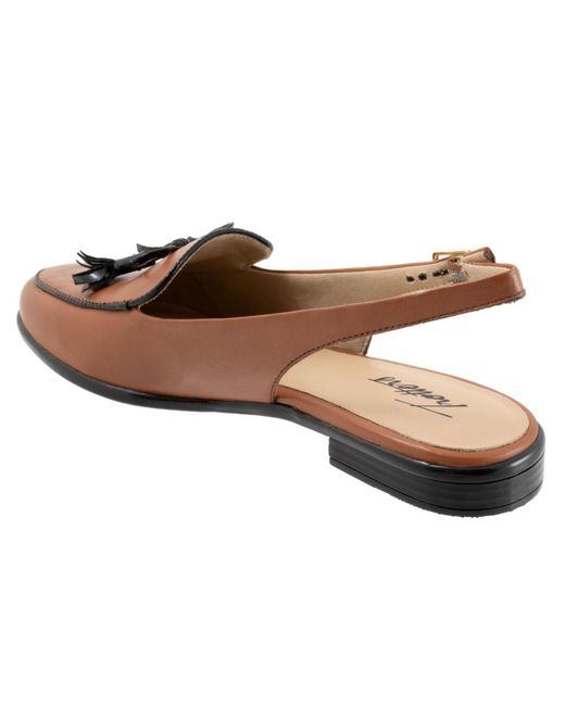 Trotters Brown Lillie Flat