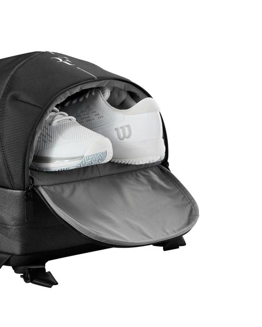 Wilson Black Rf Tennis Backpack