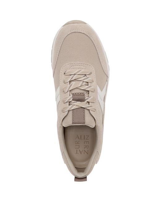 Naturalizer White shay-jogger Lace Up Platform Sneakers