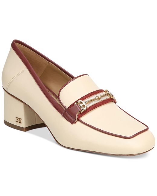 Sam Edelman Leather Flo Block-heeled 