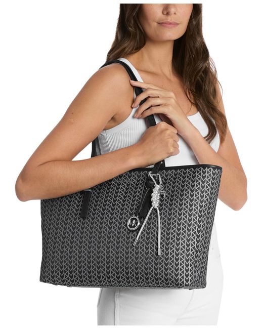 Michael Kors White Michael Met Braided Bag Charm