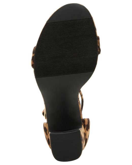 Madden Girl Metallic Sasha Two-piece Block-heel Dress Sandals