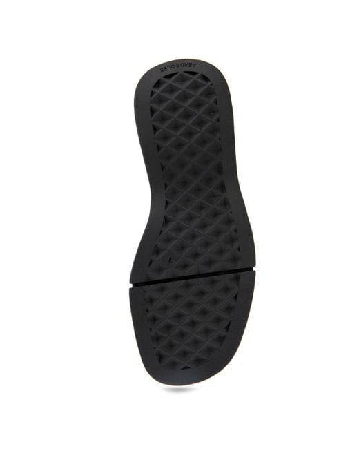 Aerosoles Black Fez Round Toe Flatform Sandals