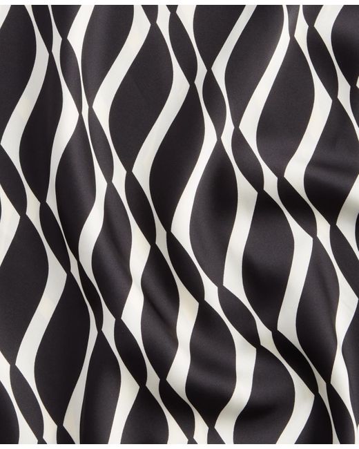 On 34th Black Printed Midi Slip Skirt