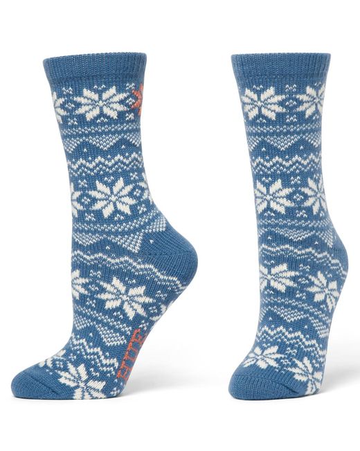 Hue Blue 2-pack Snowflake Crew Socks