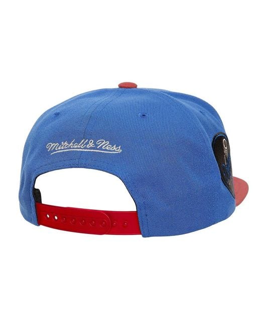 Mitchell & Ness Blue Los Angeles Dodgers Cooperstown Collection Basic Flip Snapback Hat for men