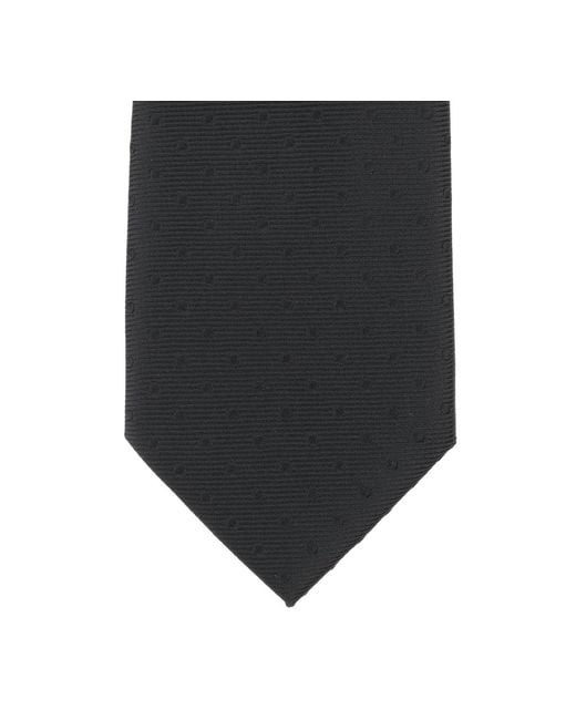 BarIII Black Grove Solid Pattern Tie for men
