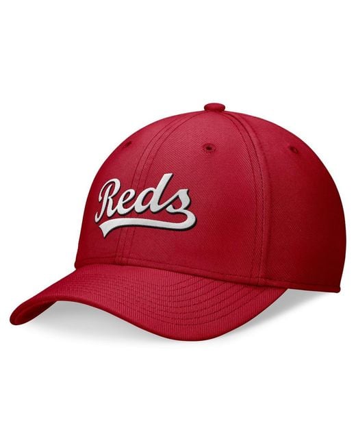 Nike Red Cincinnati Reds Evergreen Performance Flex Hat for men