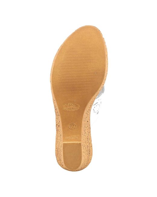 Spring Step White Flamyo Slide Sandal