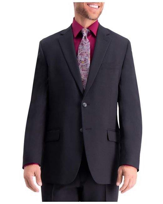 Haggar Blue Travel Performance Suit Separates Jacket for men