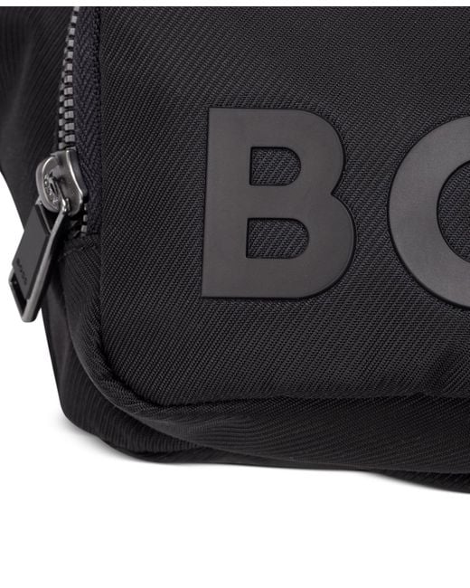 BOSS by HUGO BOSS Catch Solidcolor Tonallogo Waist Pack in Black for
