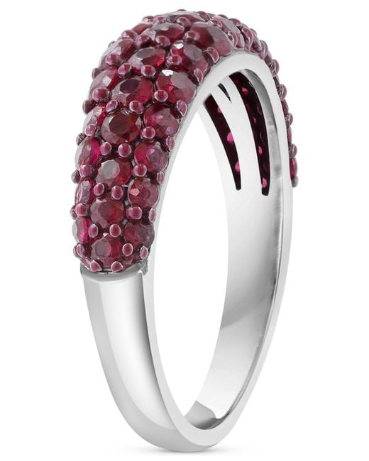 Effy Purple Effy Ruby Cluster Dome Ring (1-3/4 Ct. T.w.