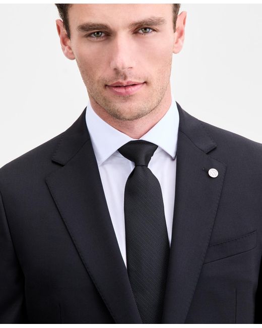 Ted Baker Blue Ted By Modern-fit Solid Wool-blend Suit Separate Jacket for men