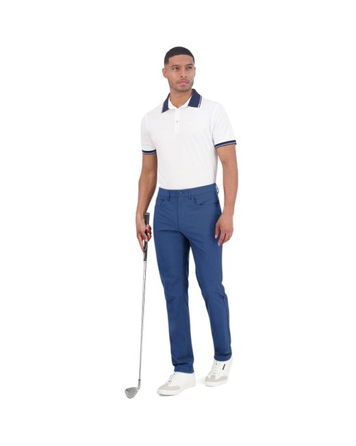 Ben Sherman Blue 4 Way Stretch Tech Pants for men