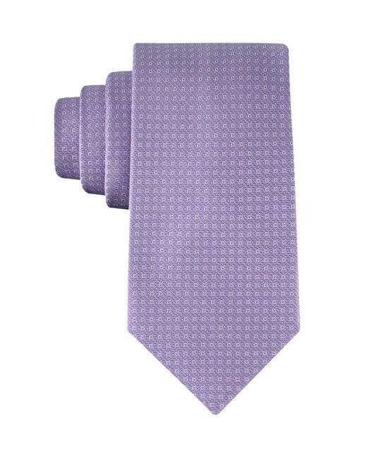 Calvin Klein Purple Manon Micro Solid Tie for men