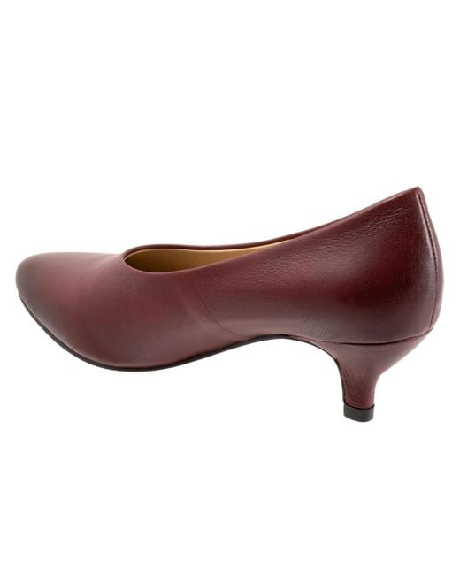 Trotters Brown Kimber Pump