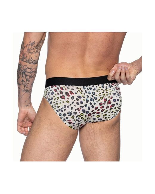 Bike Athletic Multicolor Active Brief for men