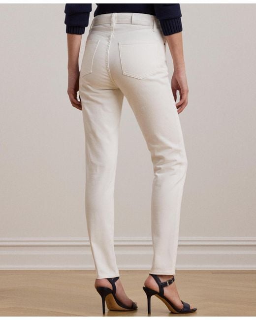 Ralph Lauren Blue High-rise Skinny Ankle Jeans