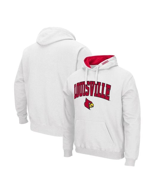 Colosseum Athletics White Louisville Cardinals Arch And Logo 3.0