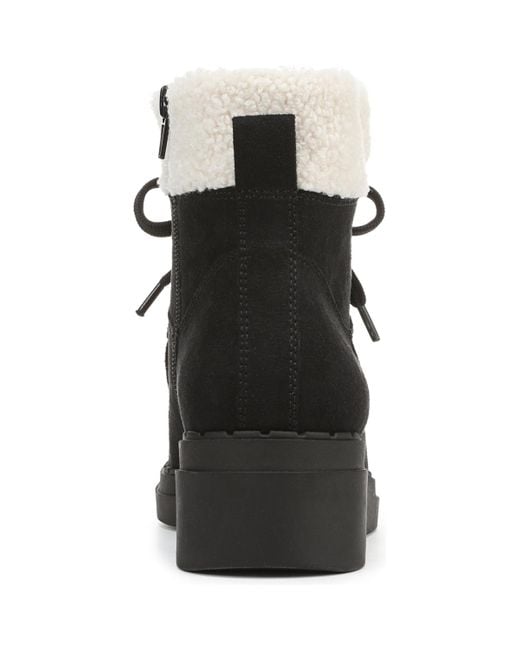 LifeStride Black Devon Wedge Zip Short Boots