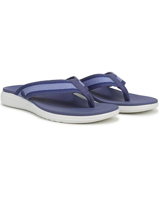 Vionic Blue Indigo Thong Sandals
