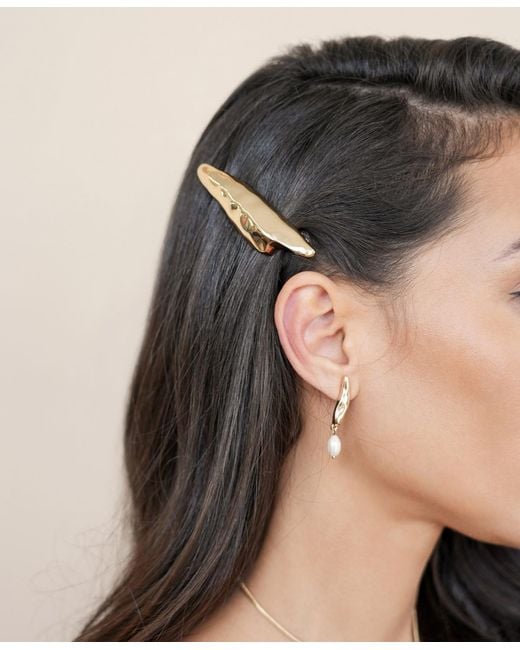Ettika Natural Liquid Lux Hinge Barrette