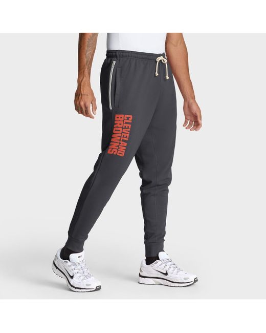 Nike White Cleveland Browns Sideline Ground Game Performance Taper Pants for men