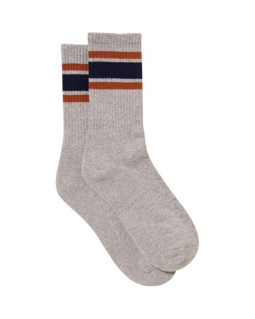 Cotton On Gray Essential Sock for men