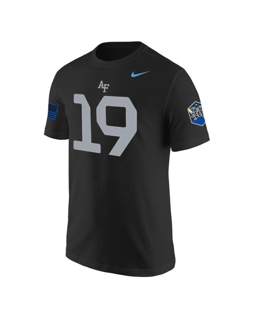 Nike Black #1 Air Force Falcons Space Force Rivalry Replica Jersey T-shirt for men