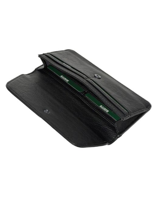 ROOTS Black Slim Wallet for men