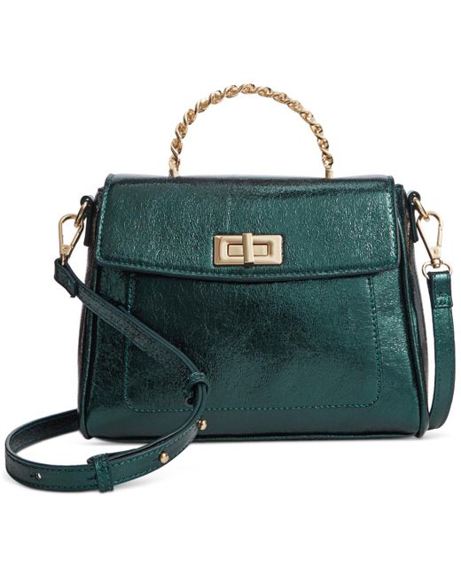 INC International Concepts Emiliee Mini Top Handle Handbag in Green | Lyst
