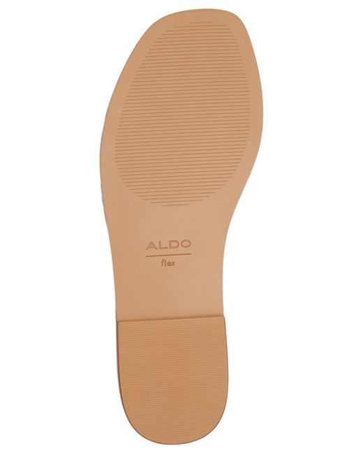 ALDO Pink Elenaa Studded Flat Slide Sandals