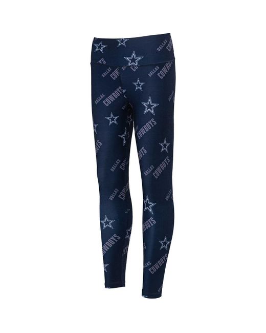 Concepts Sport Blue Dallas Cowboys Breakthrough Allover Print leggings