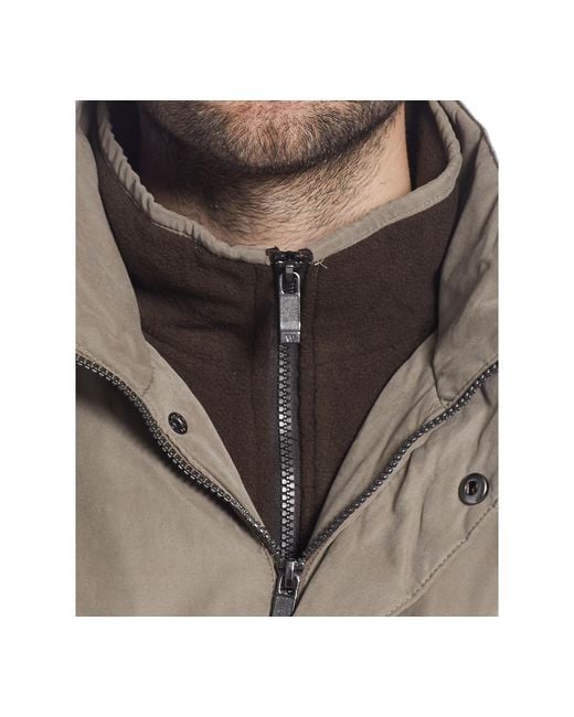 Weatherproof Gray Microfiber Poly Filled Bomber Jacket for men