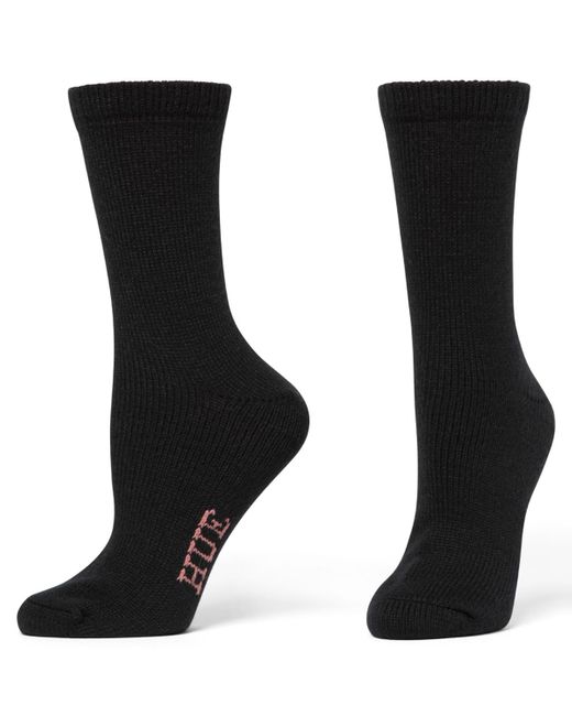 Hue Black 2-pack Snowflake Crew Socks