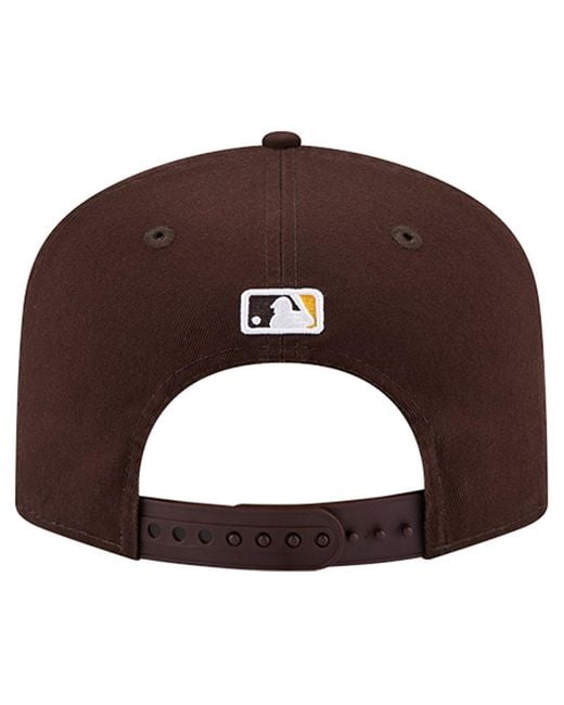 KTZ Brown San Diego Padres Team 19twenty Adjustable Hat for men