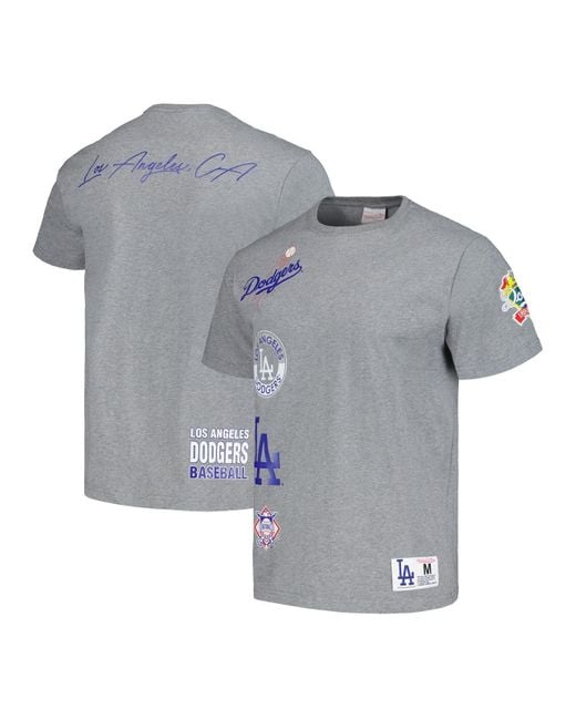 Jackie Robinson Brooklyn Dodgers Mitchell & Ness Cooperstown Collection  Legends T-Shirt - Gray
