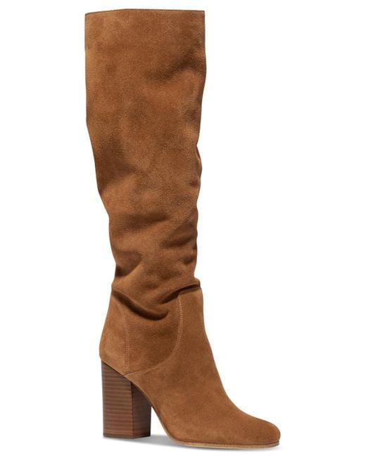 Michael Kors Brown Leigh Suede Boot
