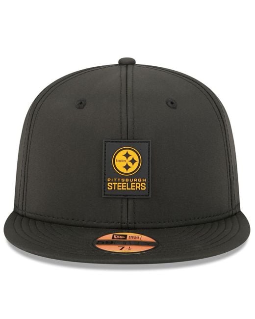 KTZ Green Pittsburgh Steelers 2025 Sideline 59fifty Fitted Hat for men