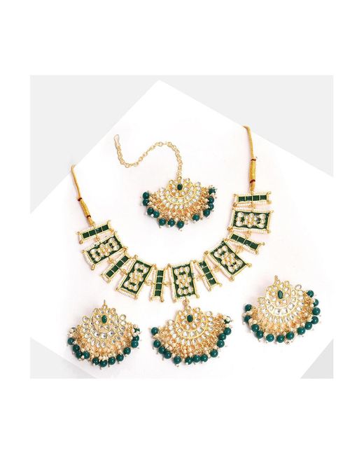 SOH Metallic Drop Jewellery Set