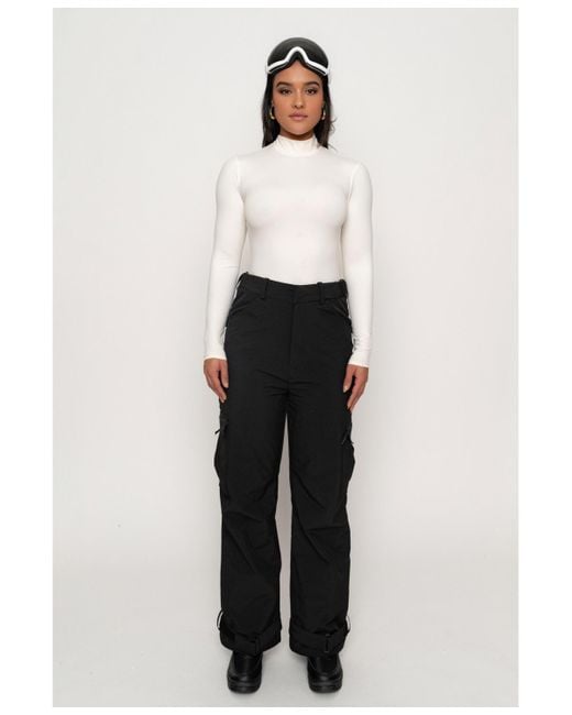 JLUXLABEL White Turtleneck Long Sleeve Top